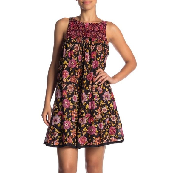 Free People Dresses & Skirts - FREE PEOPLE Oh Baby Floral Mini Dress Women's XS